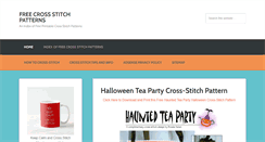 Desktop Screenshot of free-cross-stitch-patterns-to-print.com